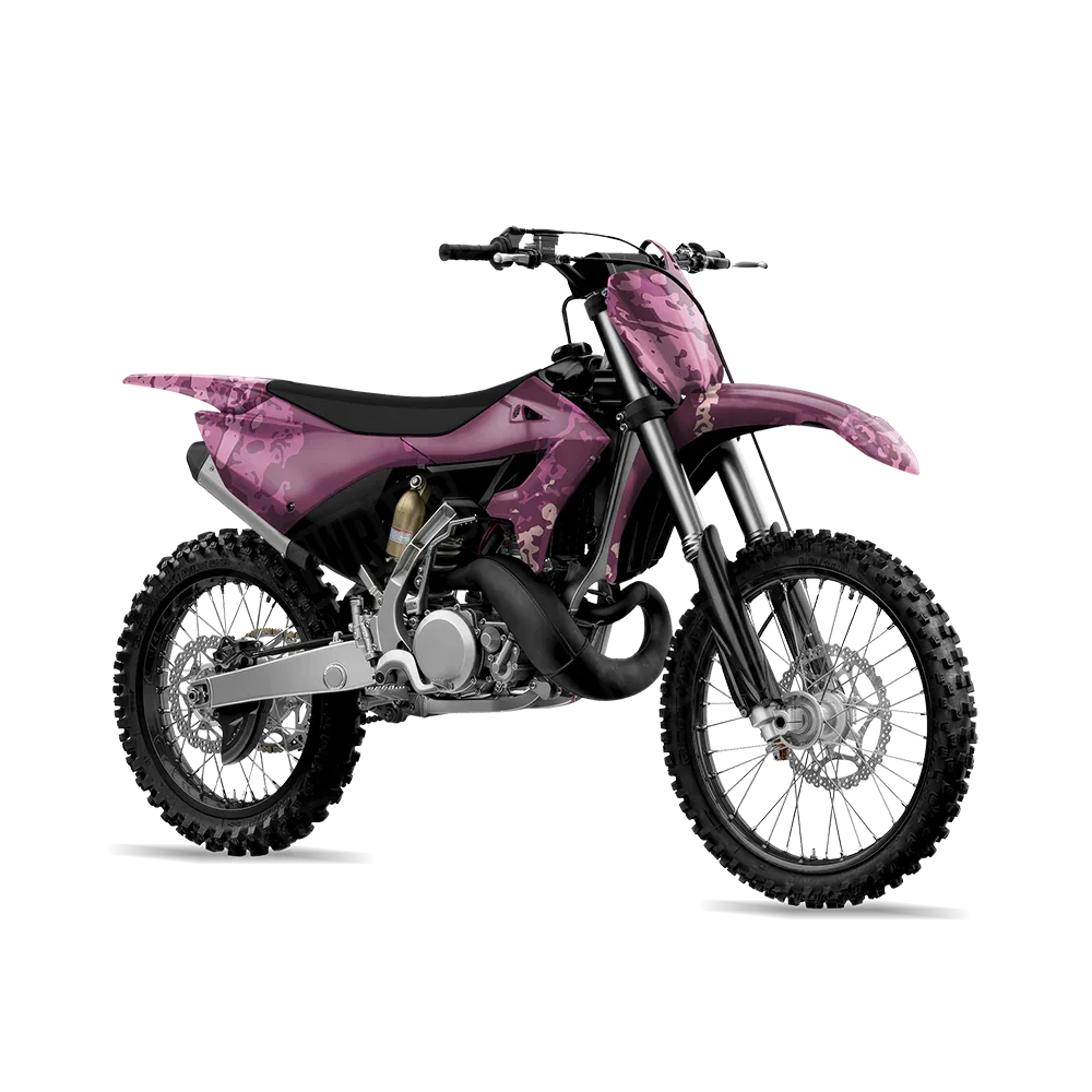 Pasted Floral Dirt Bike Wraps