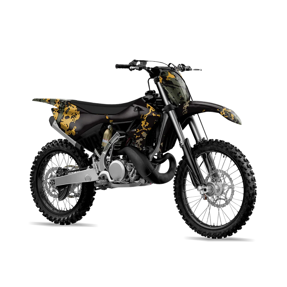 Pasted Militant Yellow Dirt Bike Wraps