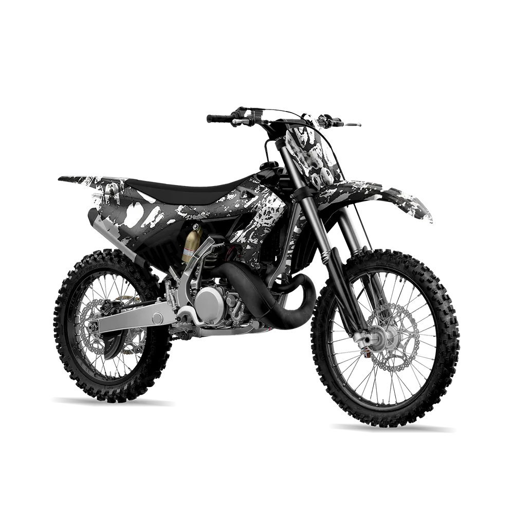 Prym1 Camo Black Ice Dirt Bike Wraps