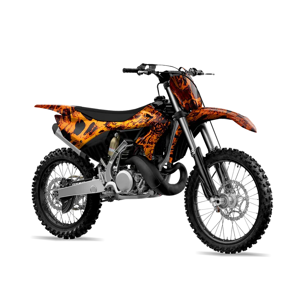 Prym1 Camo Fire Storm Dirt Bike Wraps