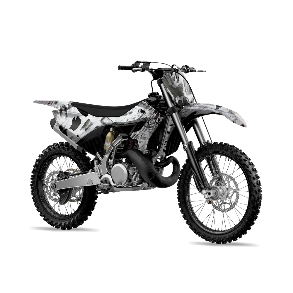 Prym1 Camo Silver Mist Dirt Bike Wraps