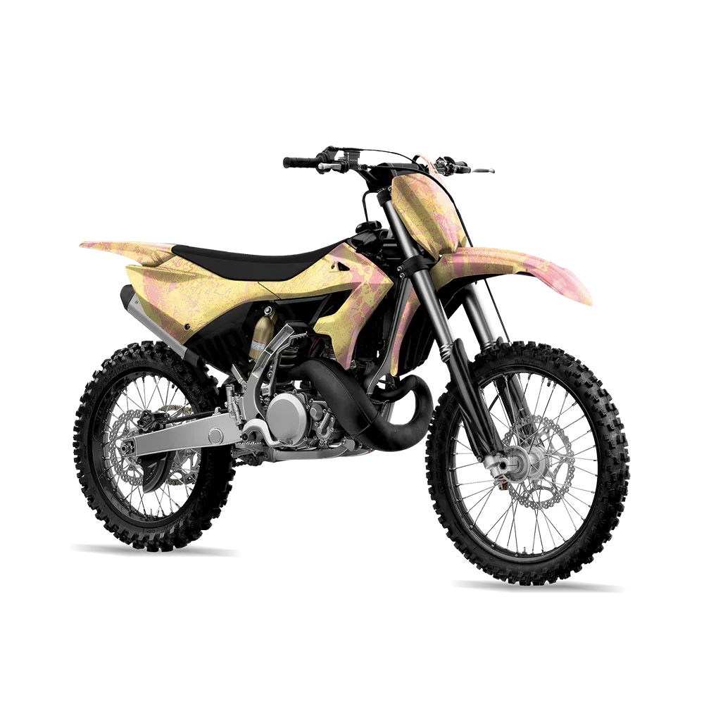 Realtree WAV3 Strawberry Lemonade Dirt Bike Wraps