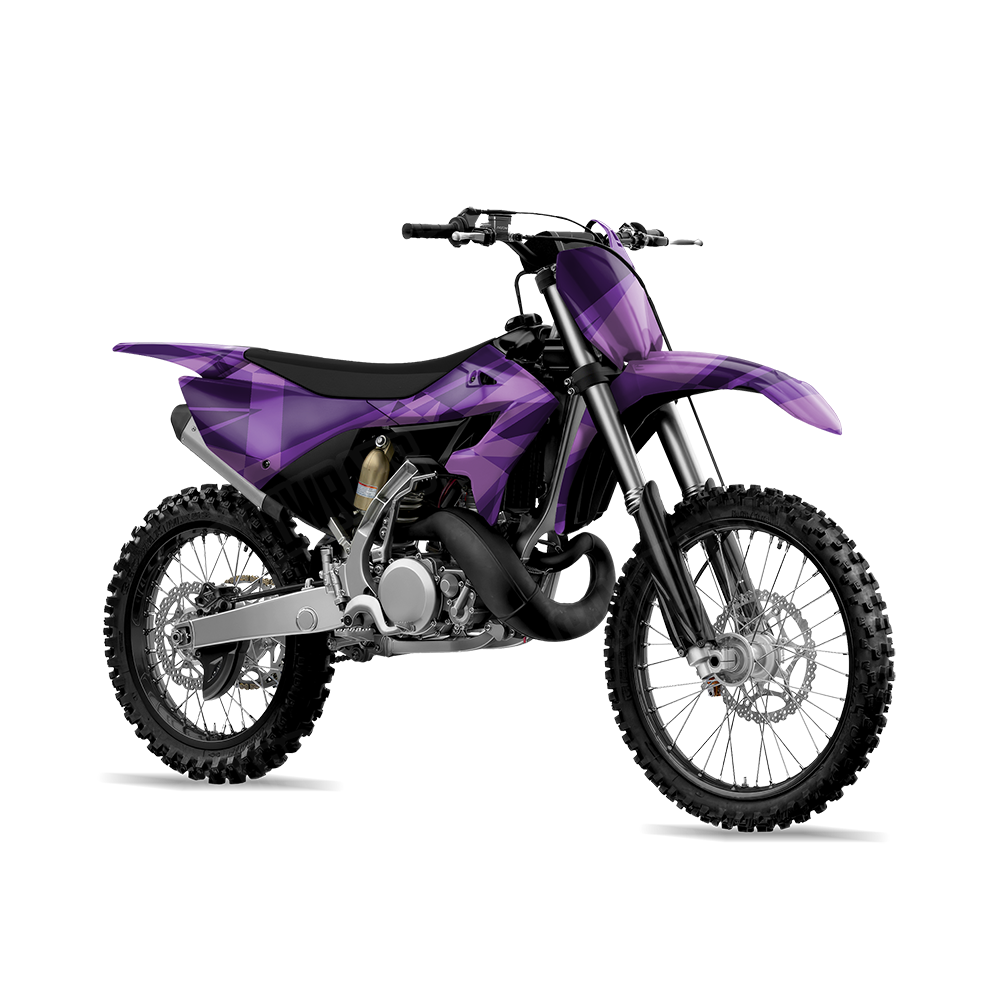 Sharp Elite Purple Dirt Bike Wraps