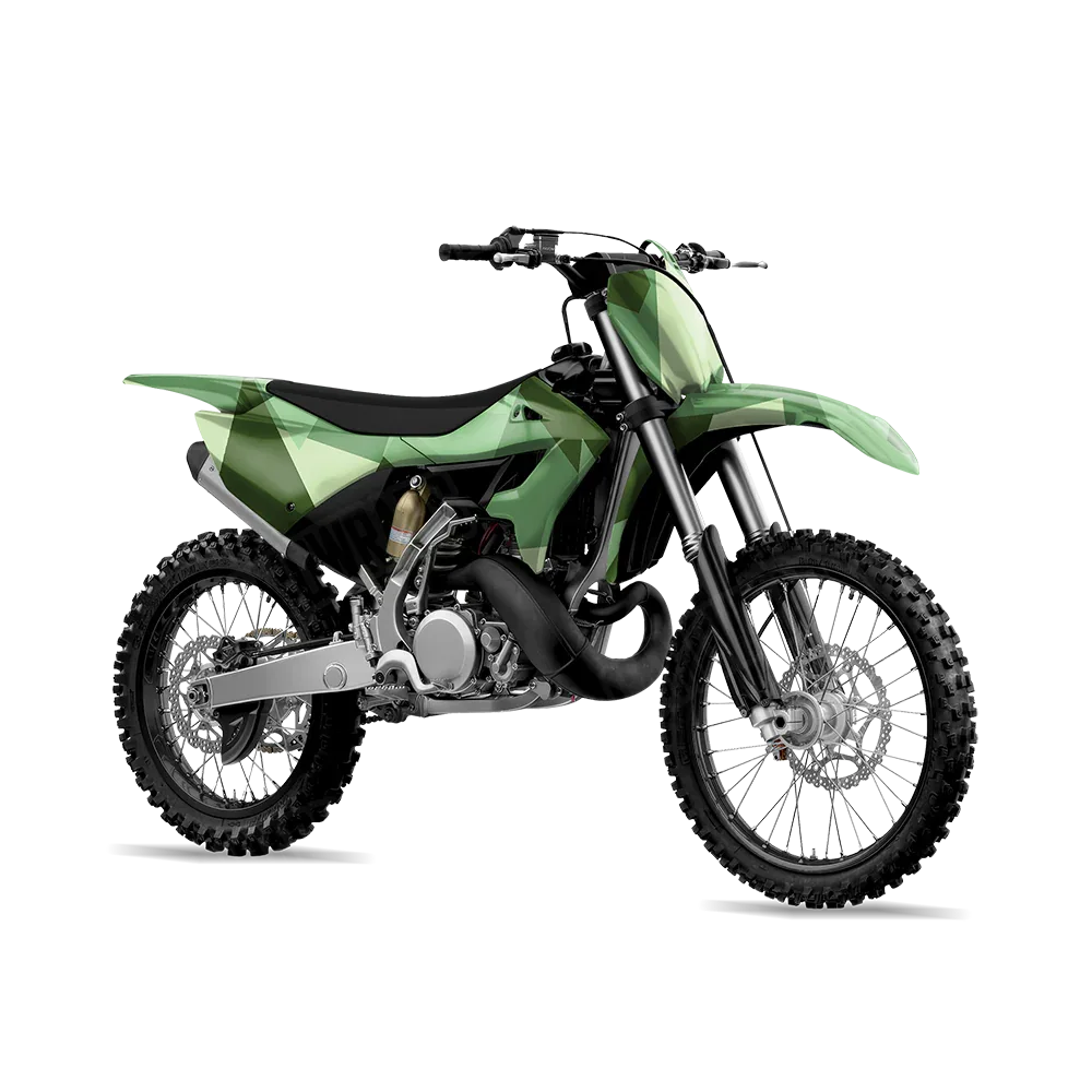 Shattered Pistachio Dirt Bike Wraps