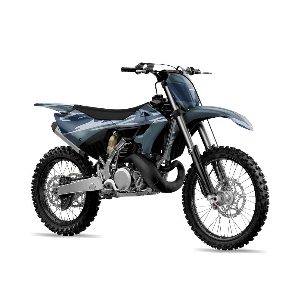 Shredded Navy Dirt Bike Wraps