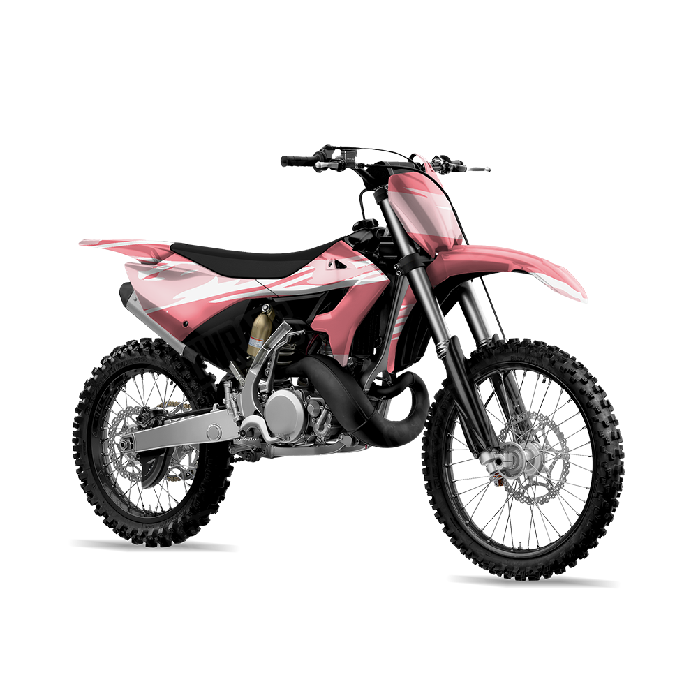 Shredded Pink Dirt Bike Wraps