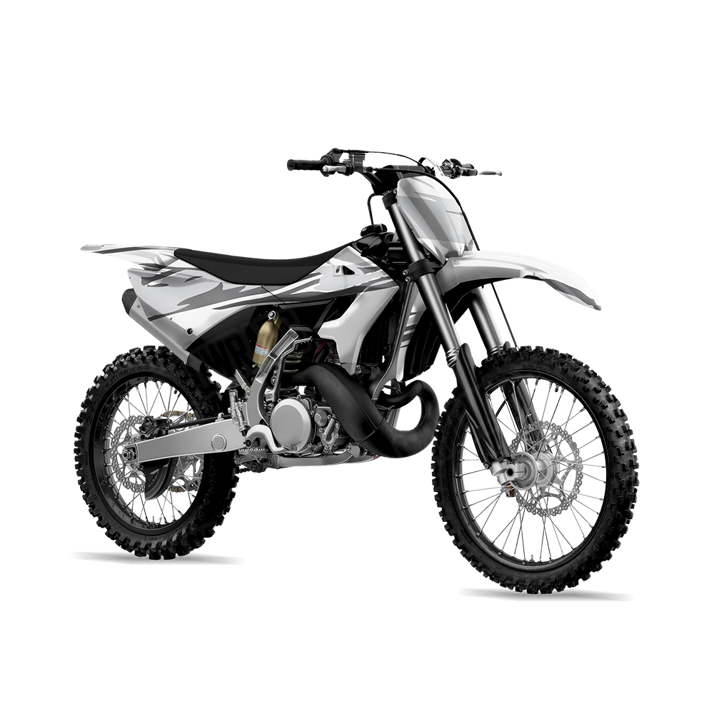 Shredded Snow Dirt Bike Wraps