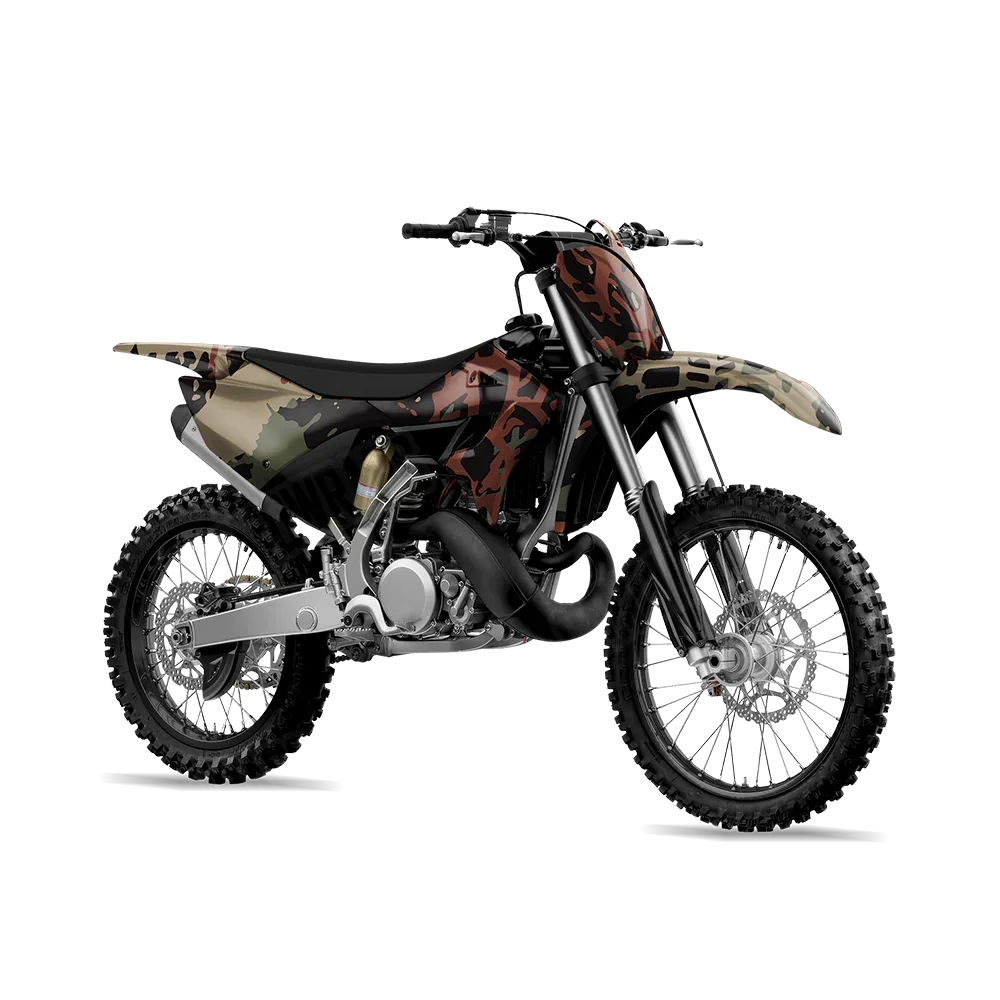 Tire Splatter Militant Copper Dirt Bike Wraps