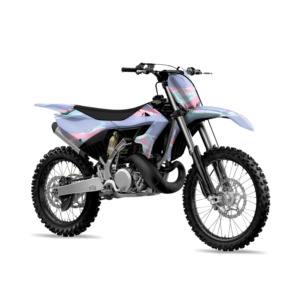 Vietnam Tiger Stripe Cotton Candy Dirt Bike Wraps