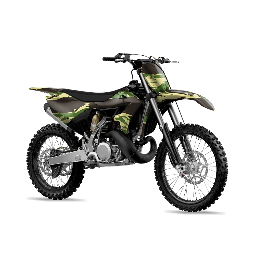 Vietnam Tiger Stripe Jungle Dirt Bike Wraps