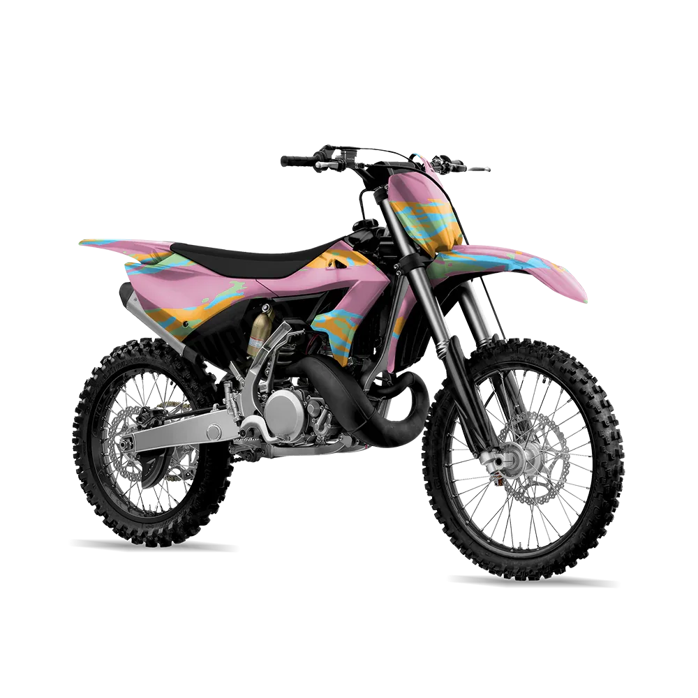 Vietnam Tiger Stripe Sherbert Dirt Bike Wraps