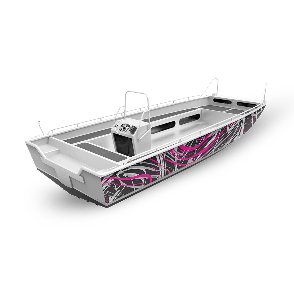 Liquid Smoke Magenta Tiger Fishing Boat Wraps