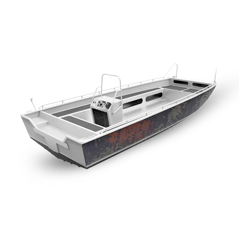 Pasted Blue Copper Fishing Boat Wraps