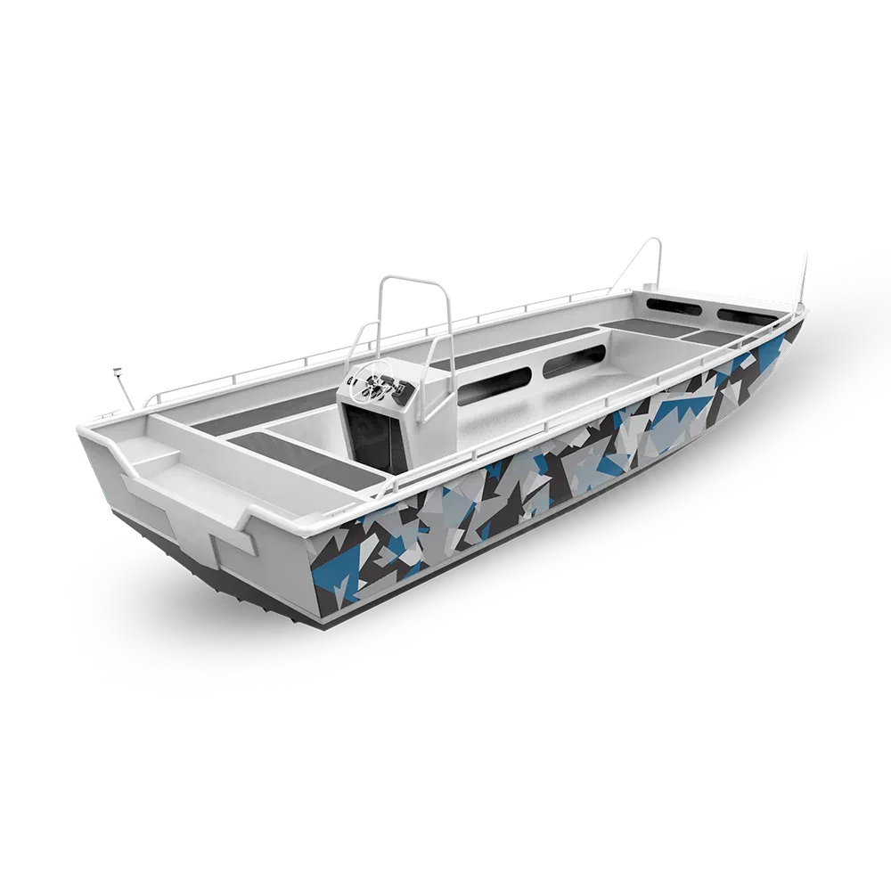 Shattered Fishing Boat Camo Vinyl Wraps - Camo Wraps