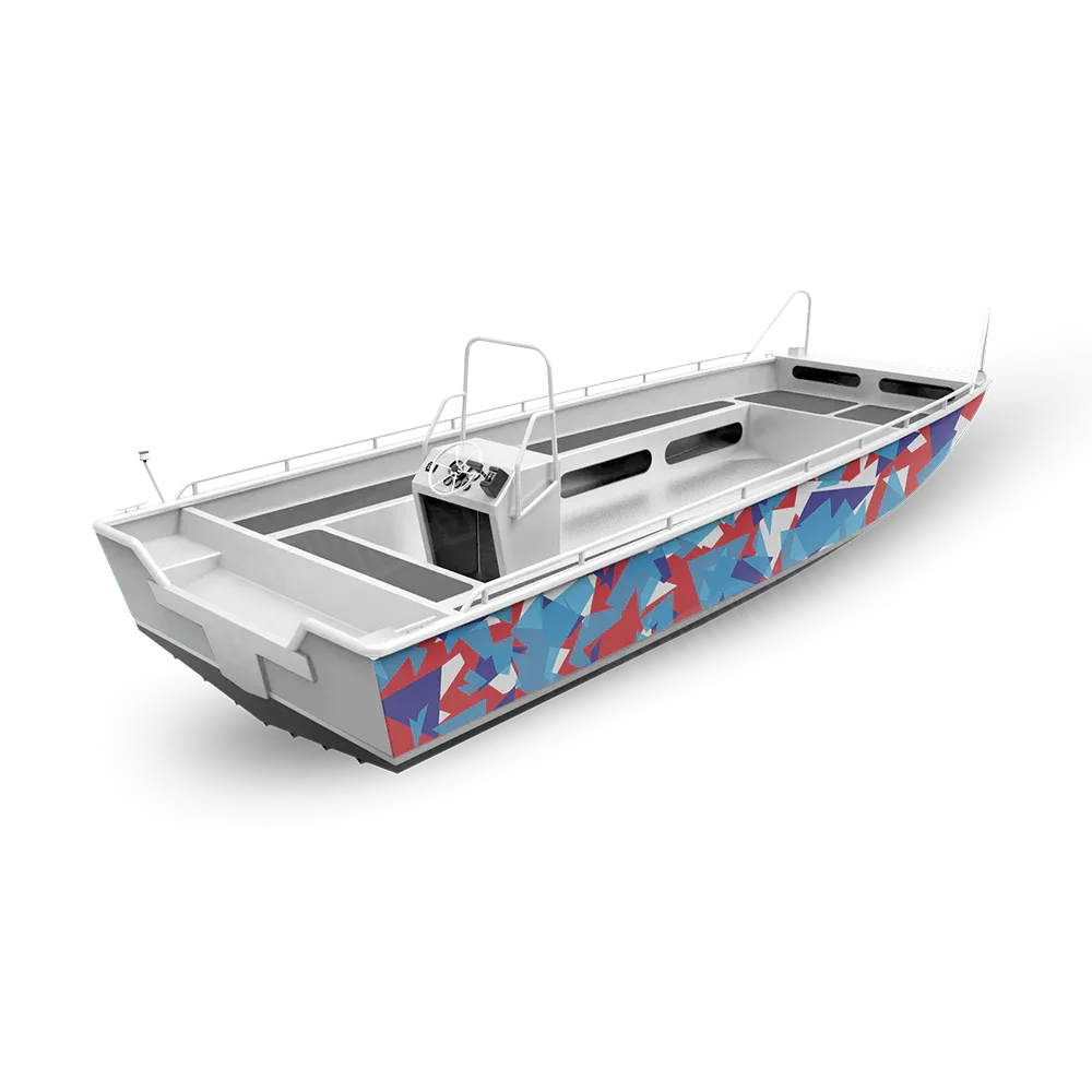 Shattered Fishing Boat Camo Vinyl Wraps - Camo Wraps
