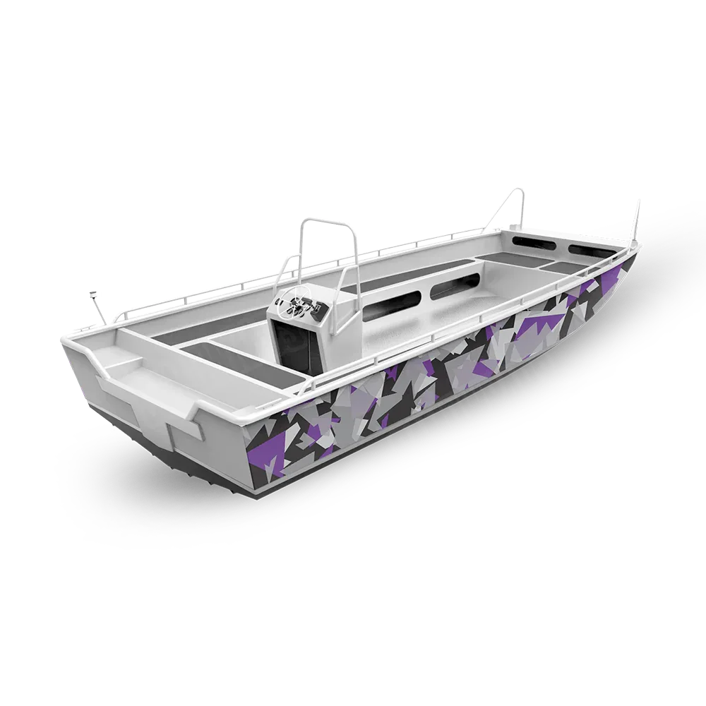 Shattered Fishing Boat Camo Vinyl Wraps - Camo Wraps