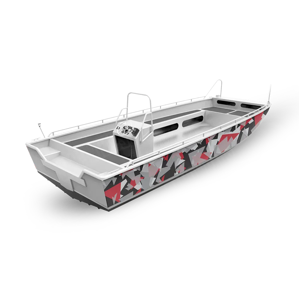Shattered Fishing Boat Camo Vinyl Wraps - Camo Wraps