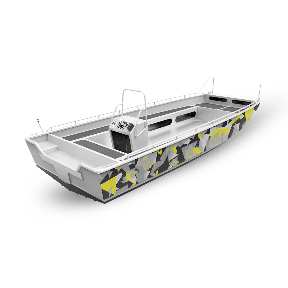 Shattered Fishing Boat Camo Vinyl Wraps - Camo Wraps
