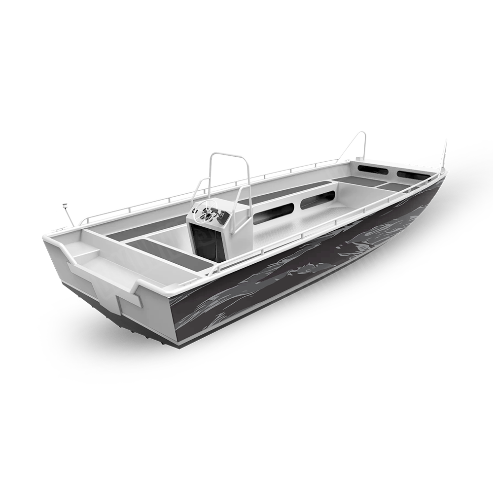 Shredded Midnight Fishing Boat Wraps