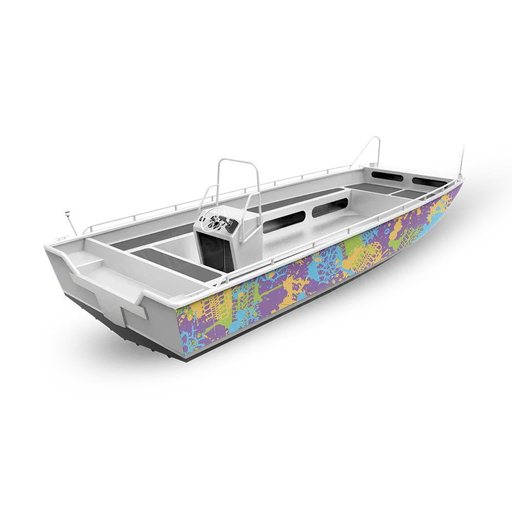Tire Splatter Carnival Fishing Boat Wraps