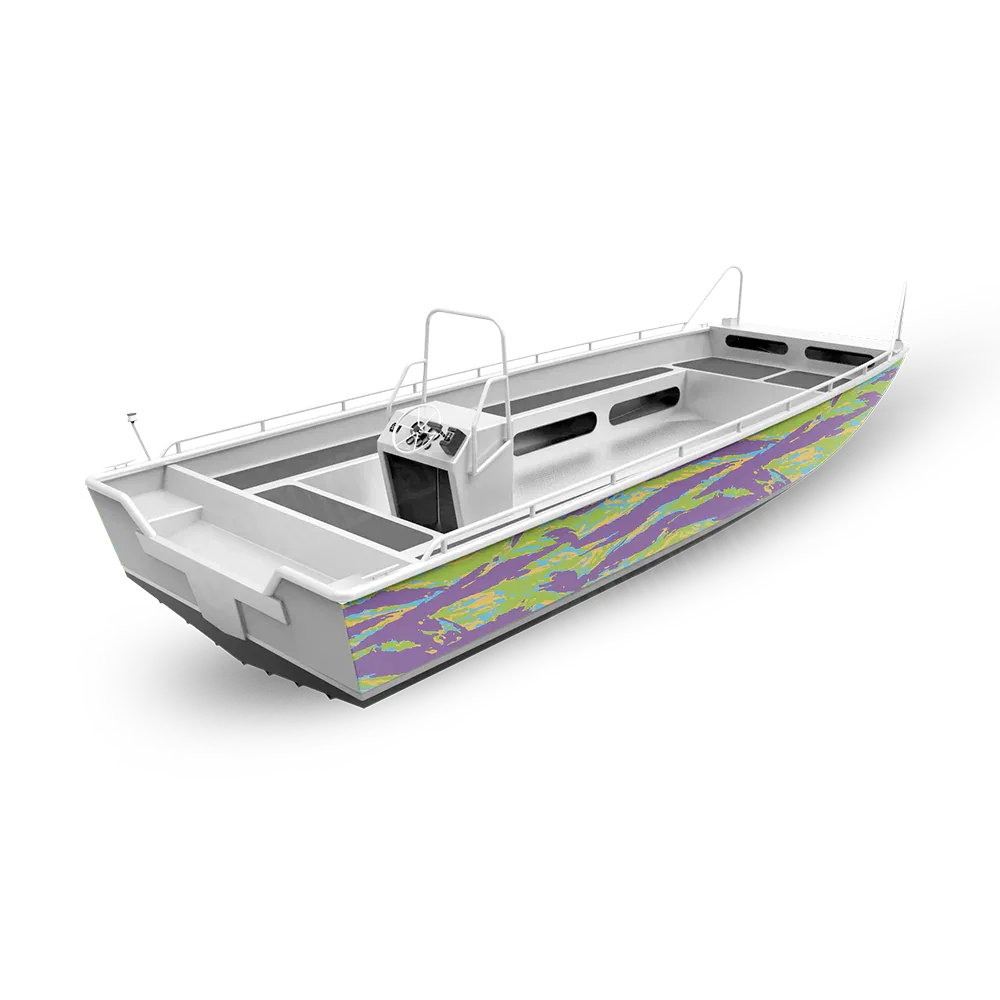 Vietnam Tiger Stripe Fishing Boat Camo Vinyl Wraps - Camo Wraps
