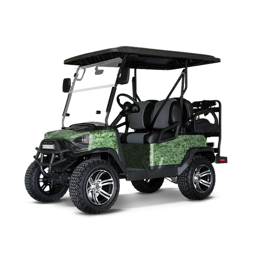 Digital Pistachio Golf Cart Wraps