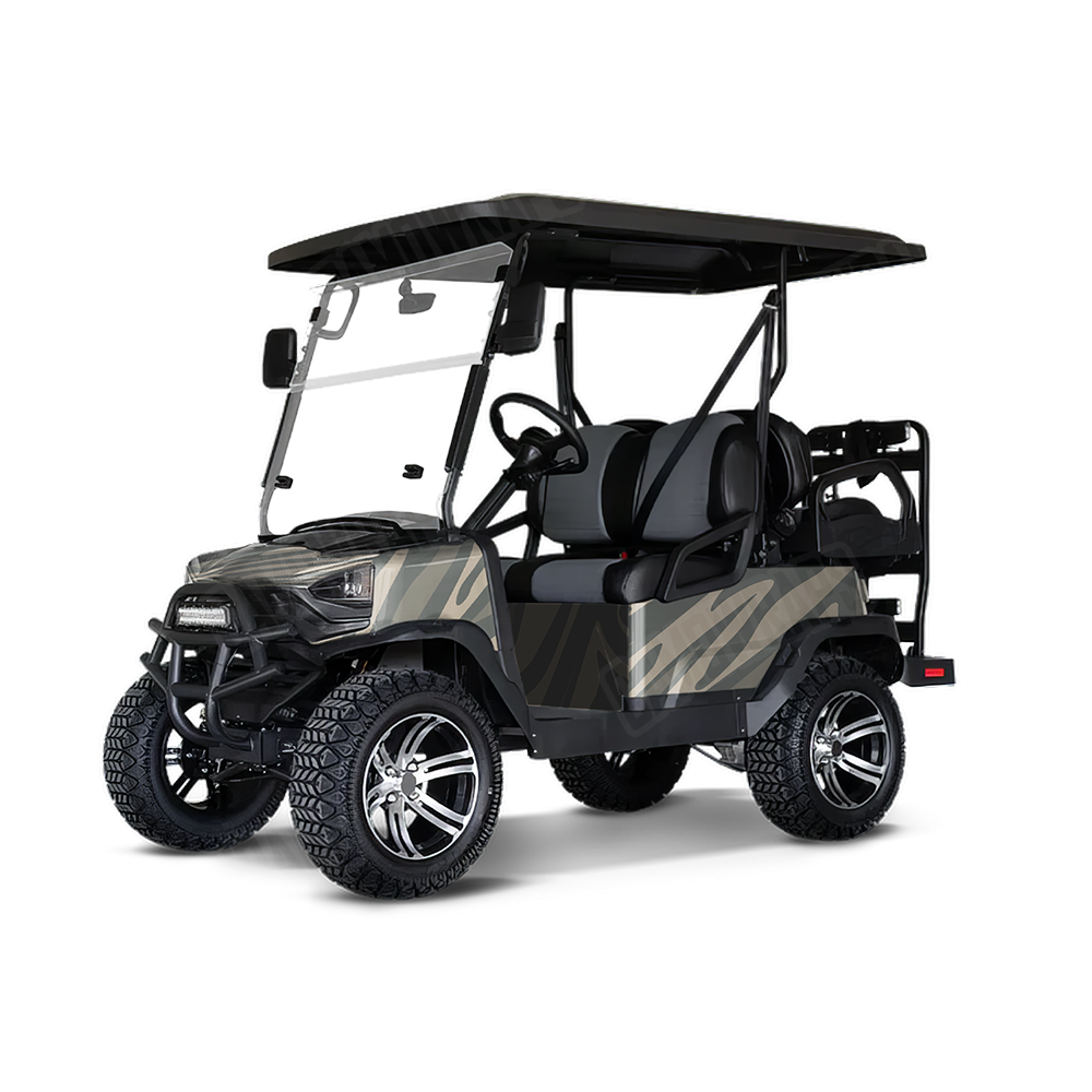 Fun Stripe Army Golf Cart Wraps