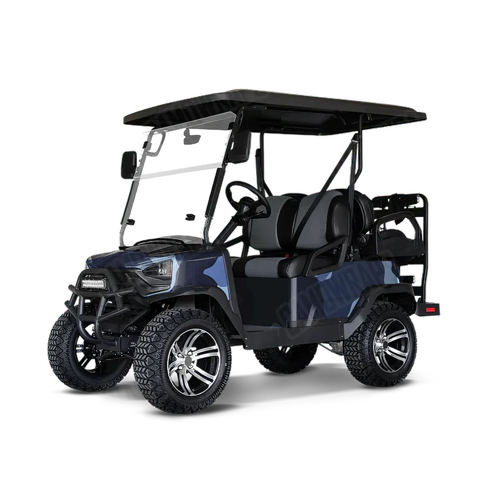 Cumulus Blue Urban Night Golf Cart Wraps