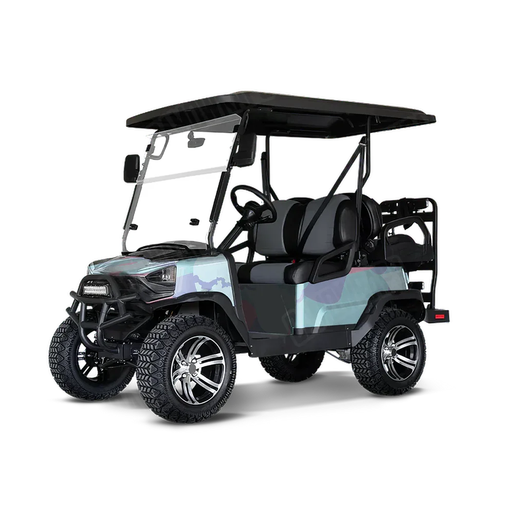 Ragged Cotton Candy Golf Cart Wraps