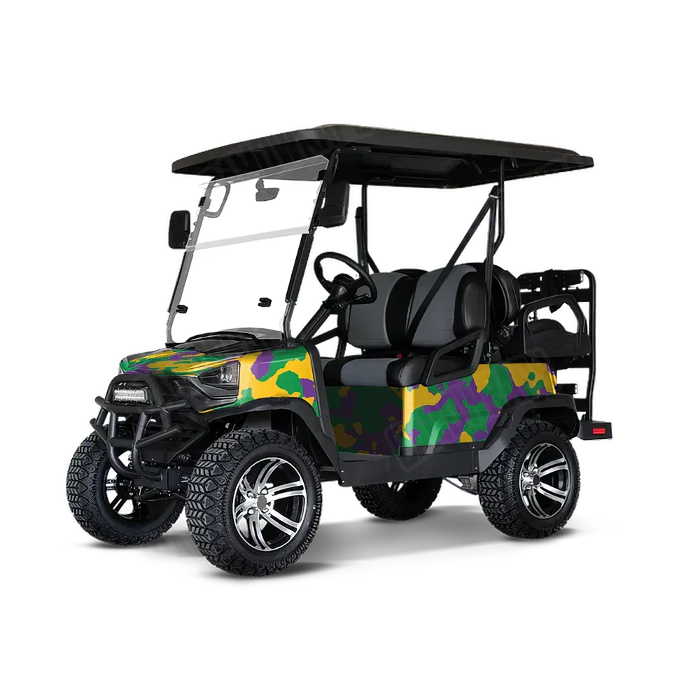 Cumulus Mardi Gras Golf Cart Wraps