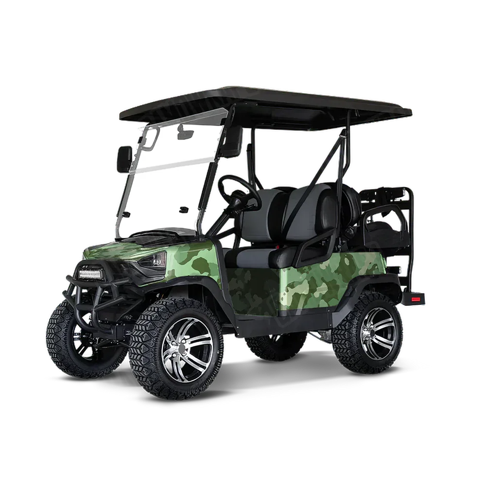 Cumulus Pistachio Golf Cart Wraps
