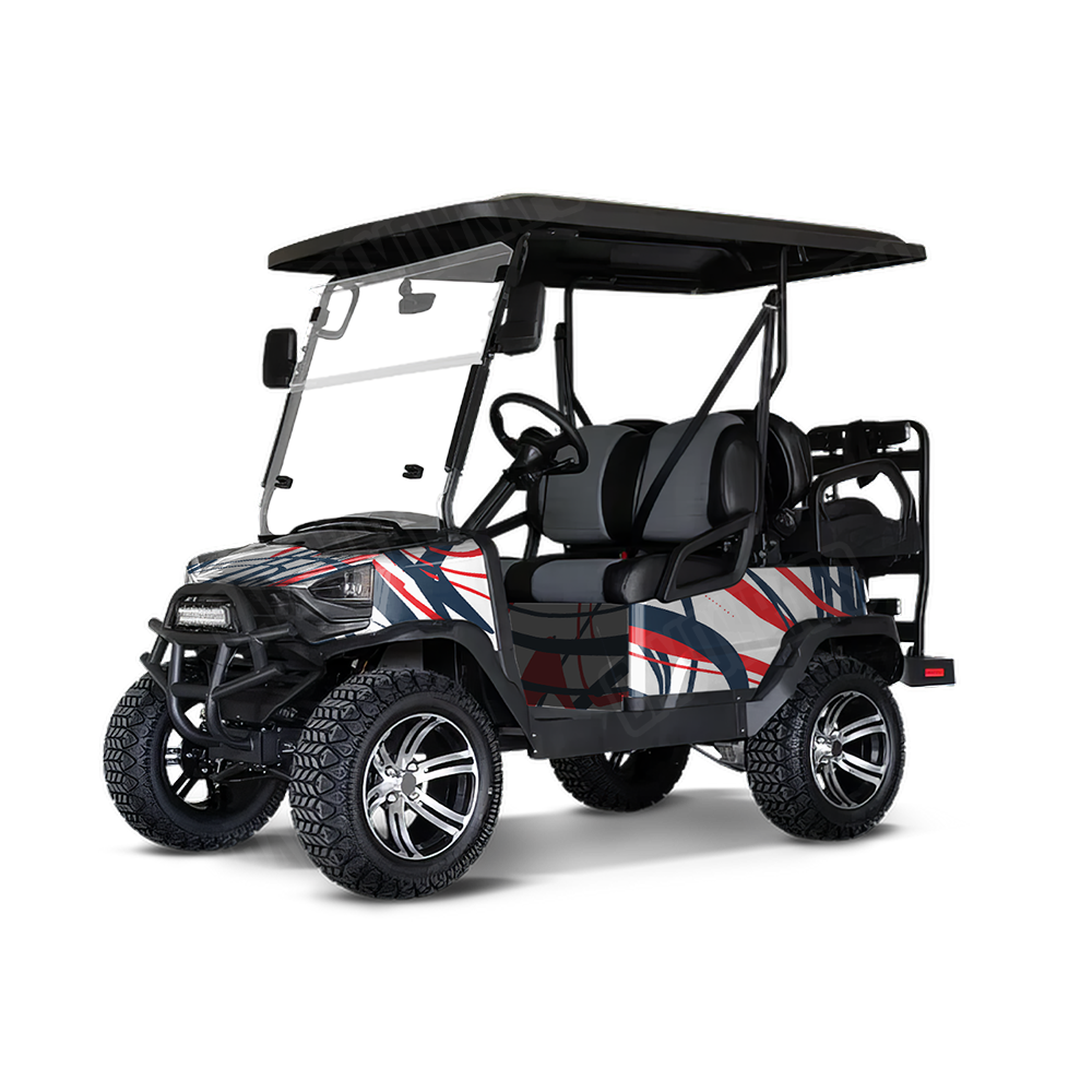 Liquid Smoke America Golf Cart Wraps