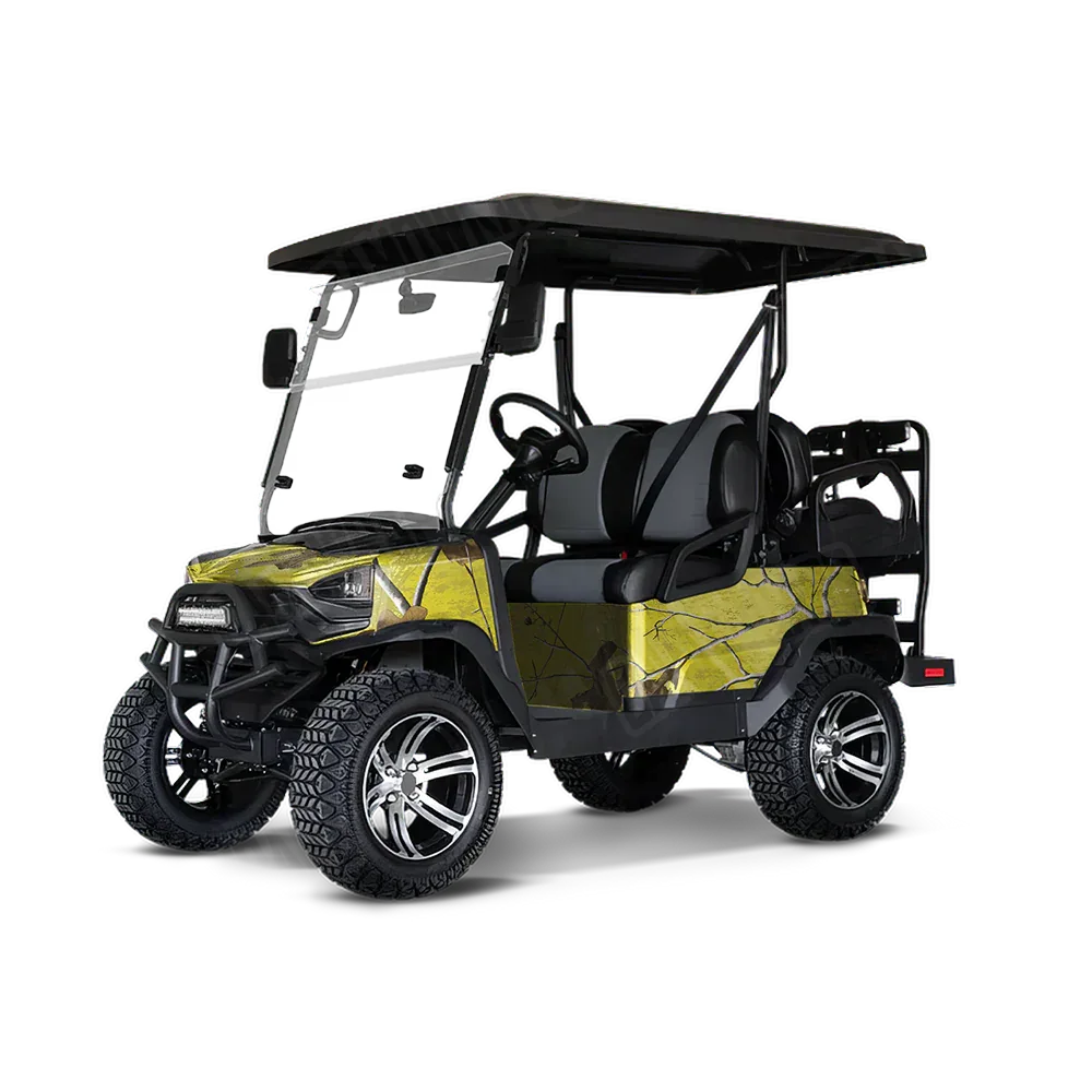 Realtree XTRA Colors Yellow Golf Cart Wraps