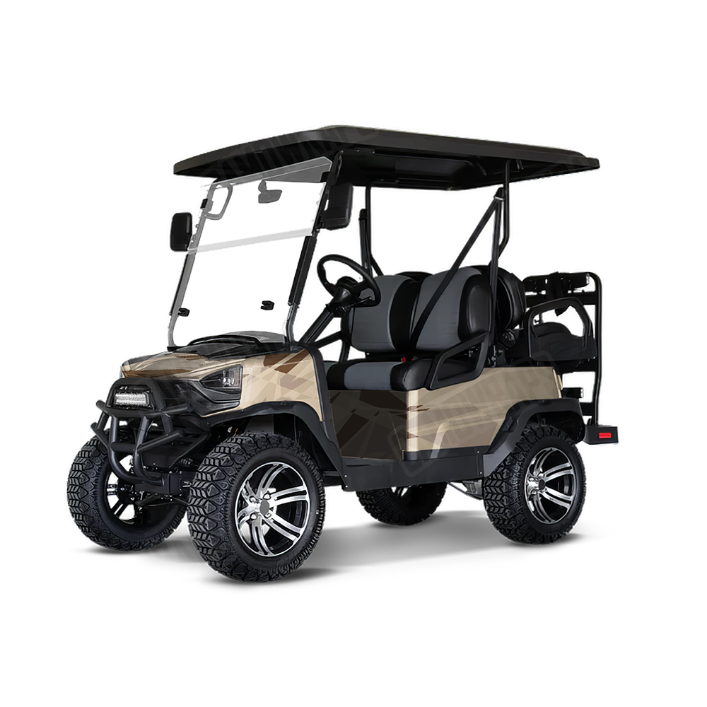 Sharp Desert Golf Cart Wraps