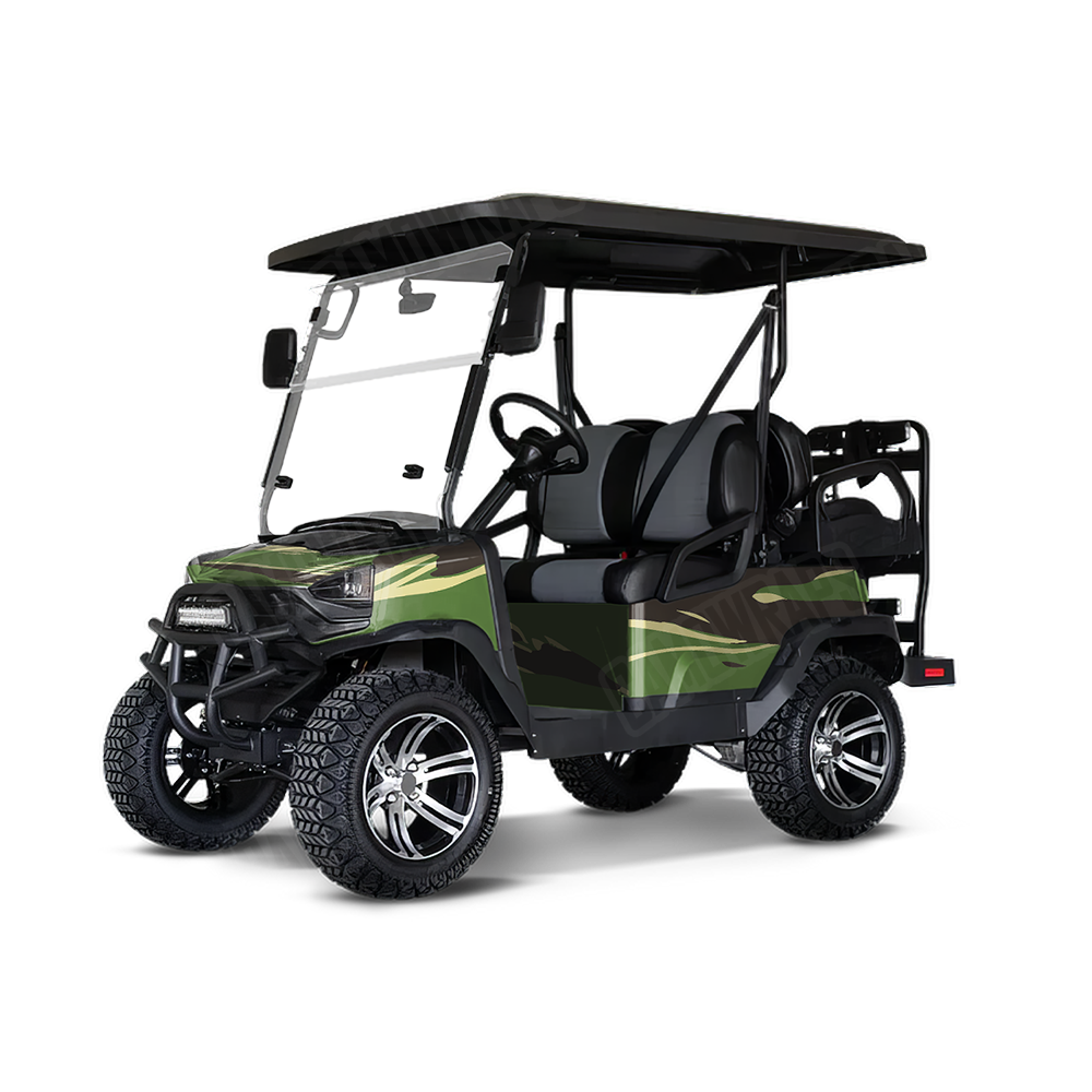 Shredded Jungle Golf Cart Wraps