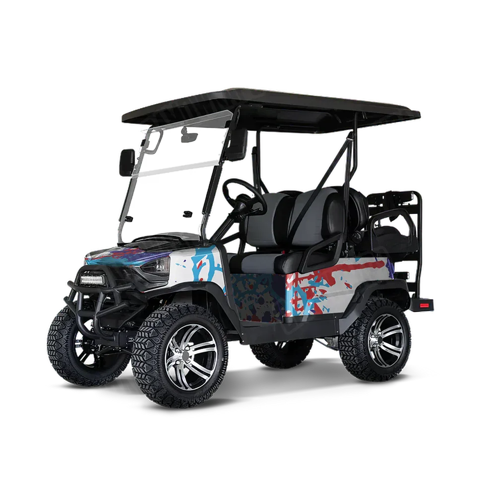 Tire Splatter M Series Golf Cart Wraps
