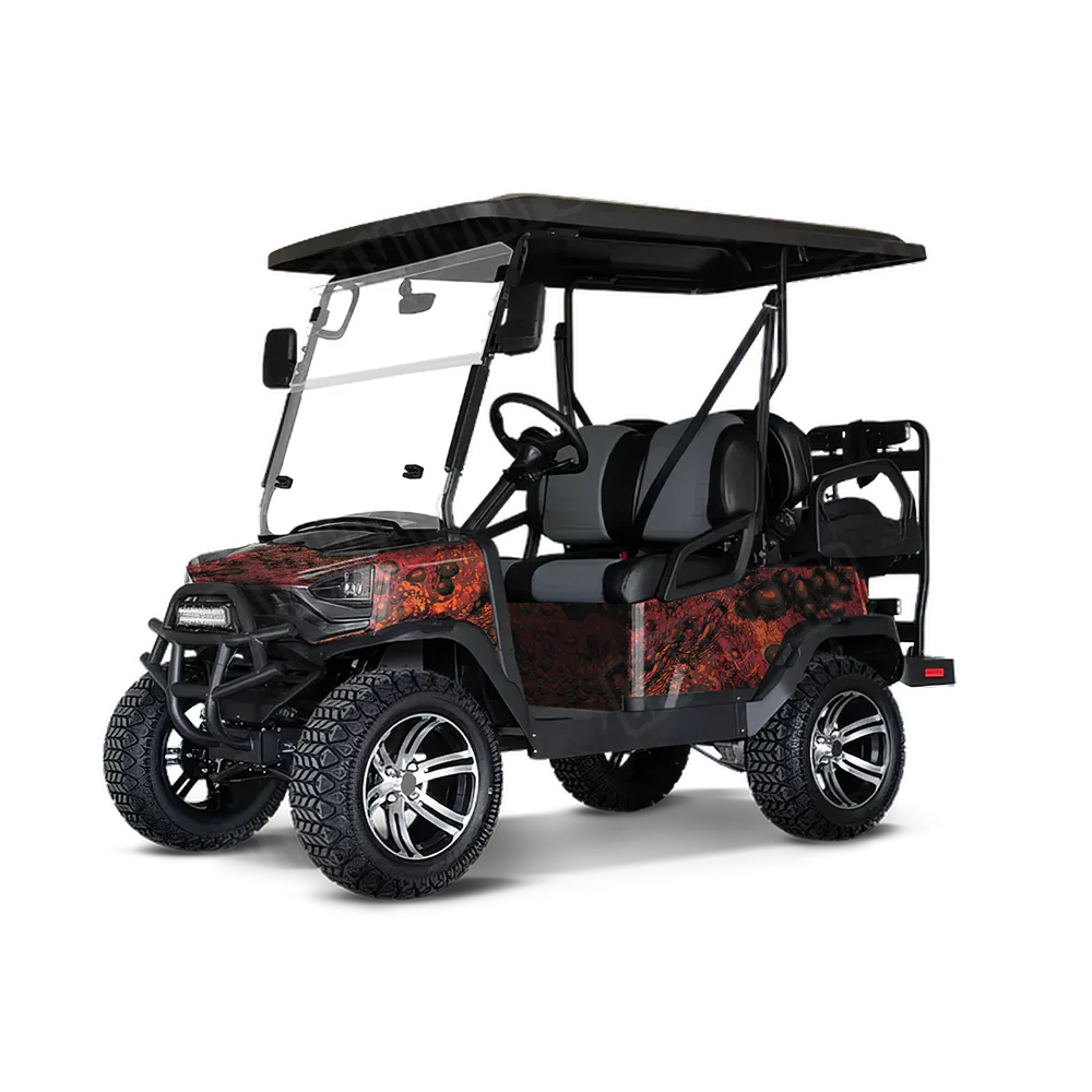 Toadaflage Ember Golf Cart Wraps