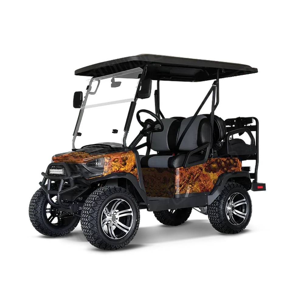 Toadaflage Goldfish Golf Cart Wraps