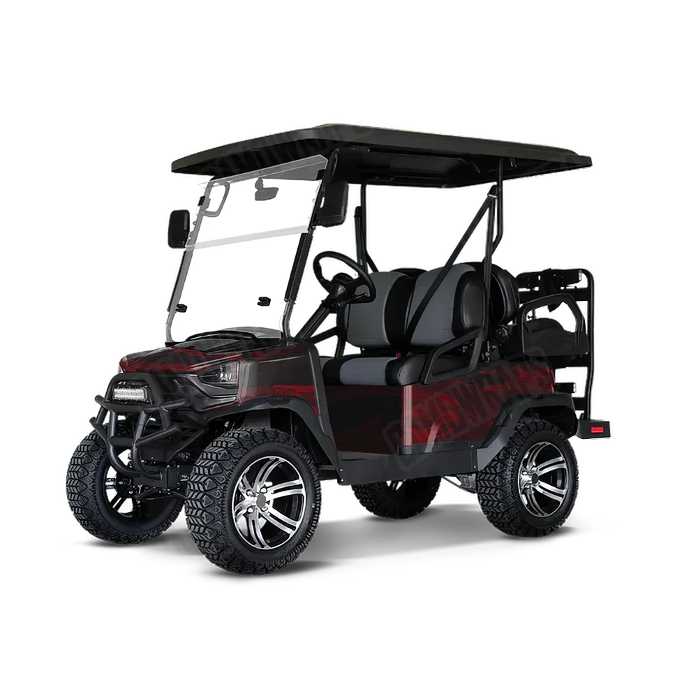 Vietnam Tiger Stripe Vampire Red Golf Cart Wraps