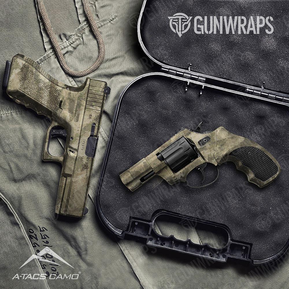 A-TACS AU-X Handgun Gun Skin Vinyl Wraps