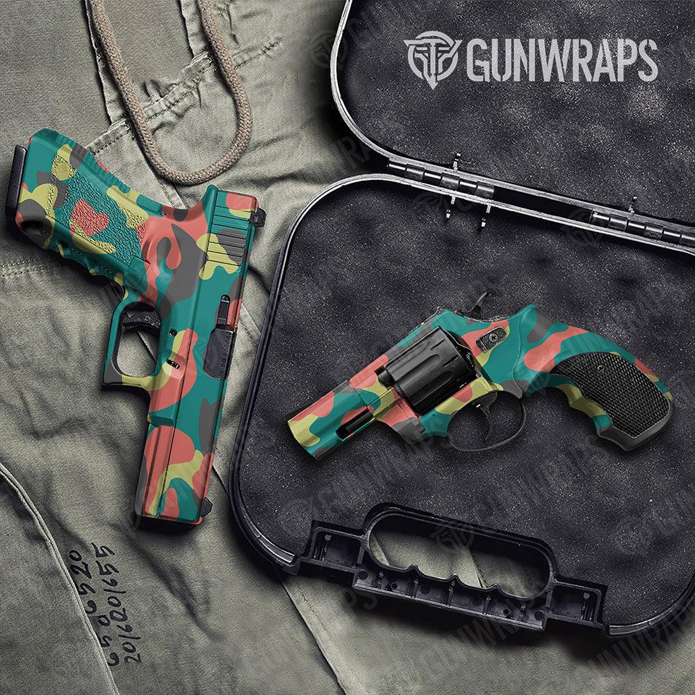 Classic Fiesta Handgun Gun Skin Vinyl Wraps