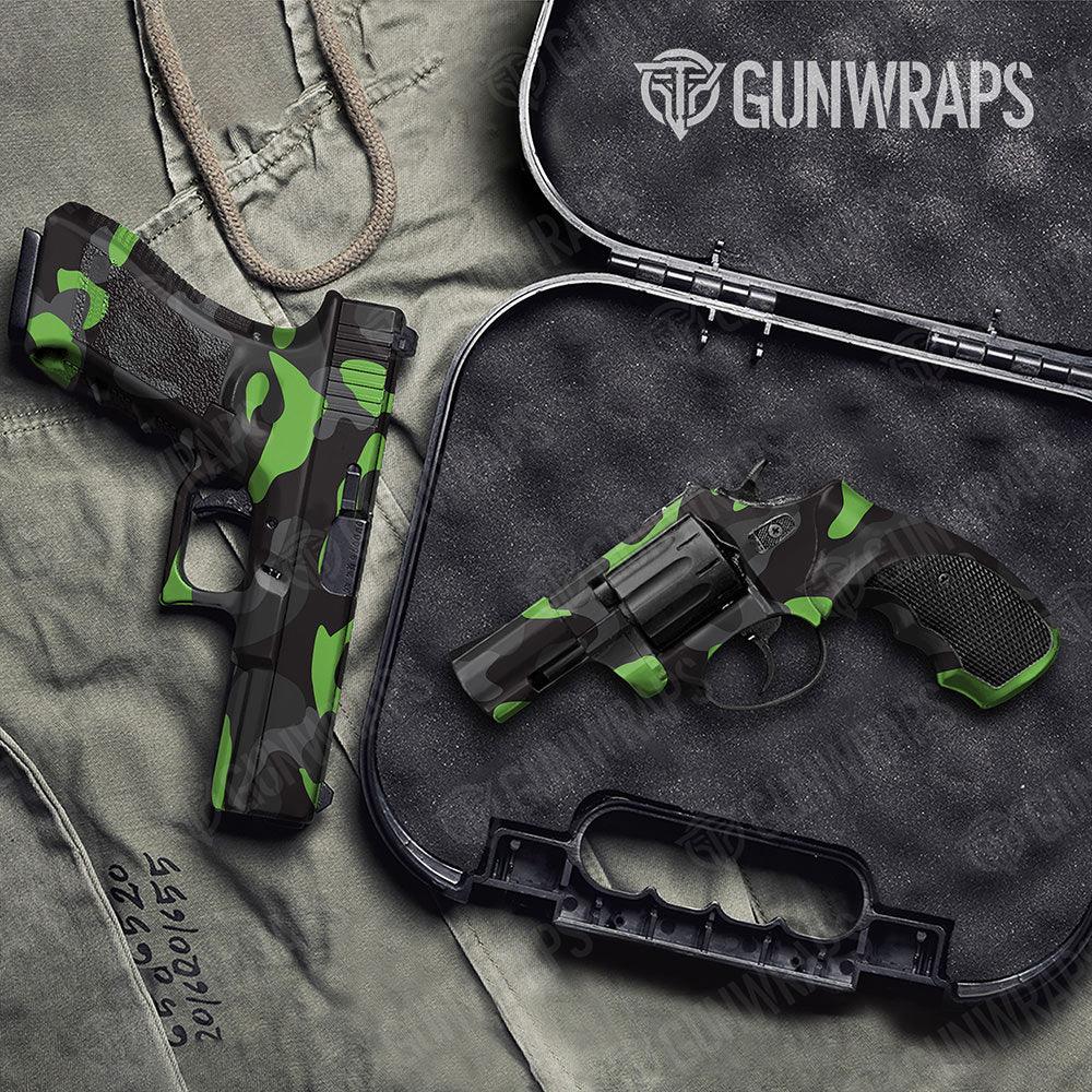 Classic Metro Green Handgun Gun Skin Vinyl Wraps