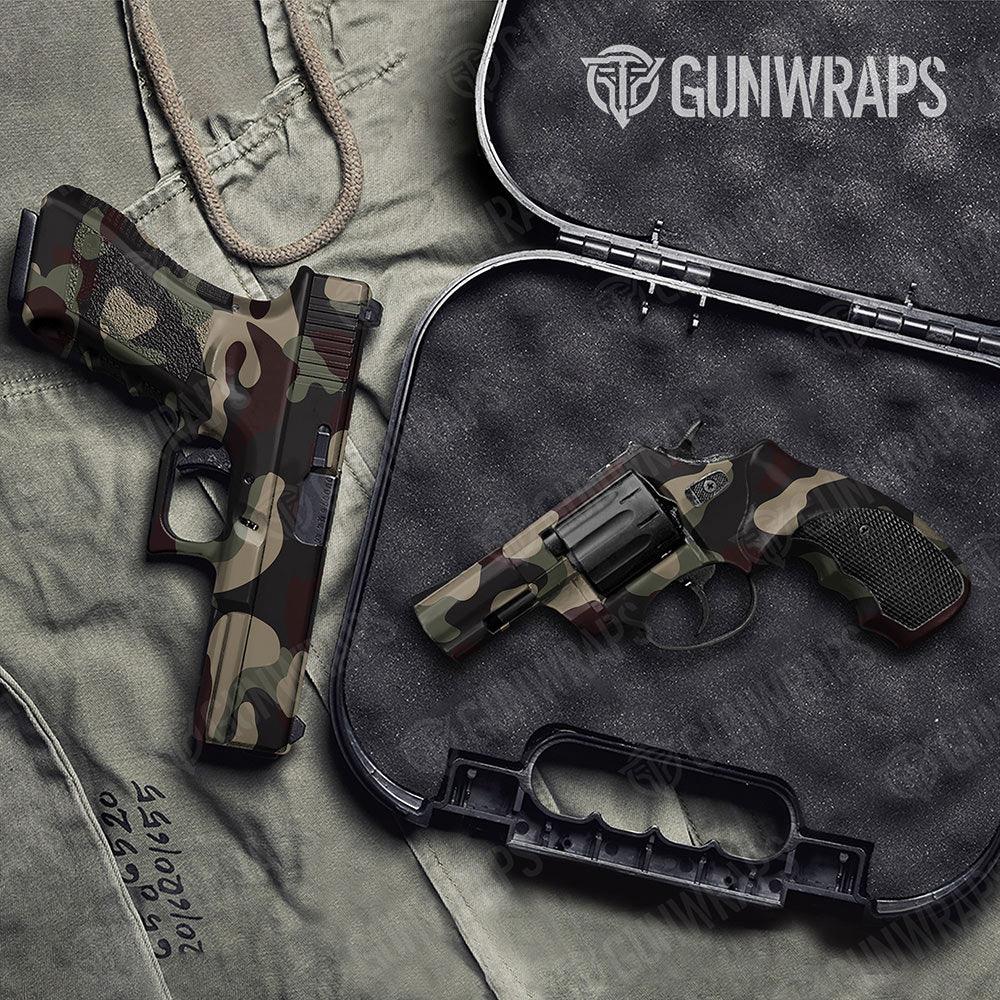 Classic Militant Blood Handgun Gun Skin Vinyl Wraps