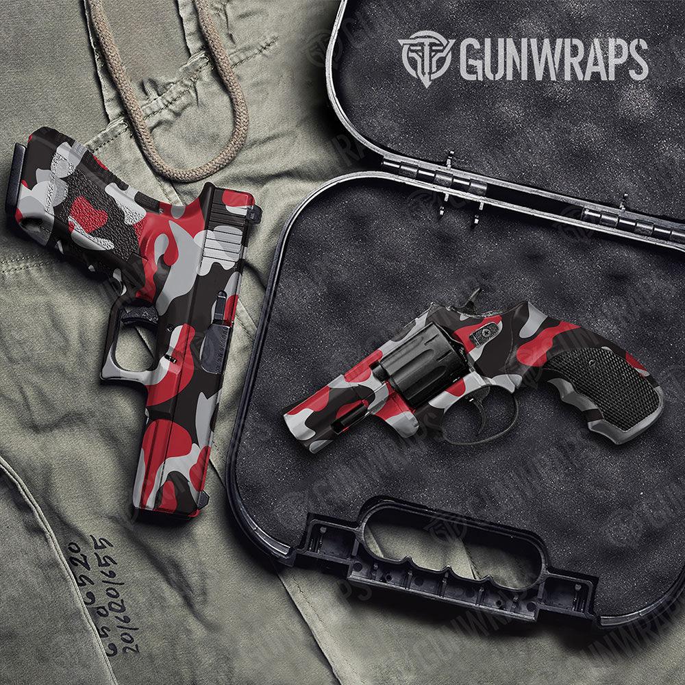 Classic Red Tiger Handgun Gun Skin Vinyl Wraps