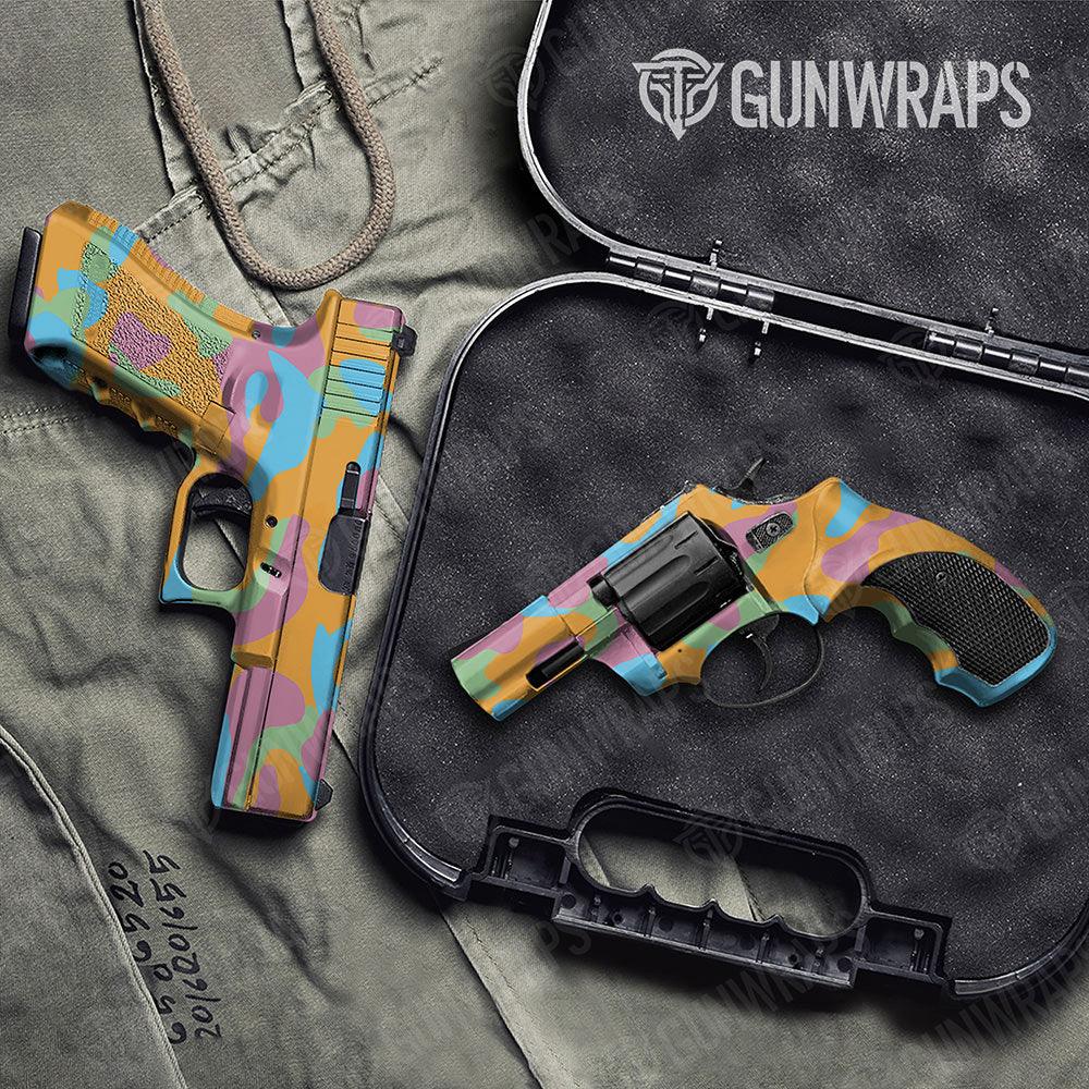 Classic Sherbert Handgun Gun Skin Vinyl Wraps