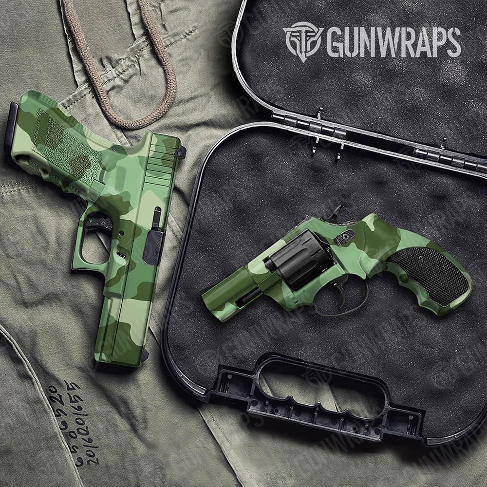 Cumulus Pistachio Handgun Gun Skin Vinyl Wraps