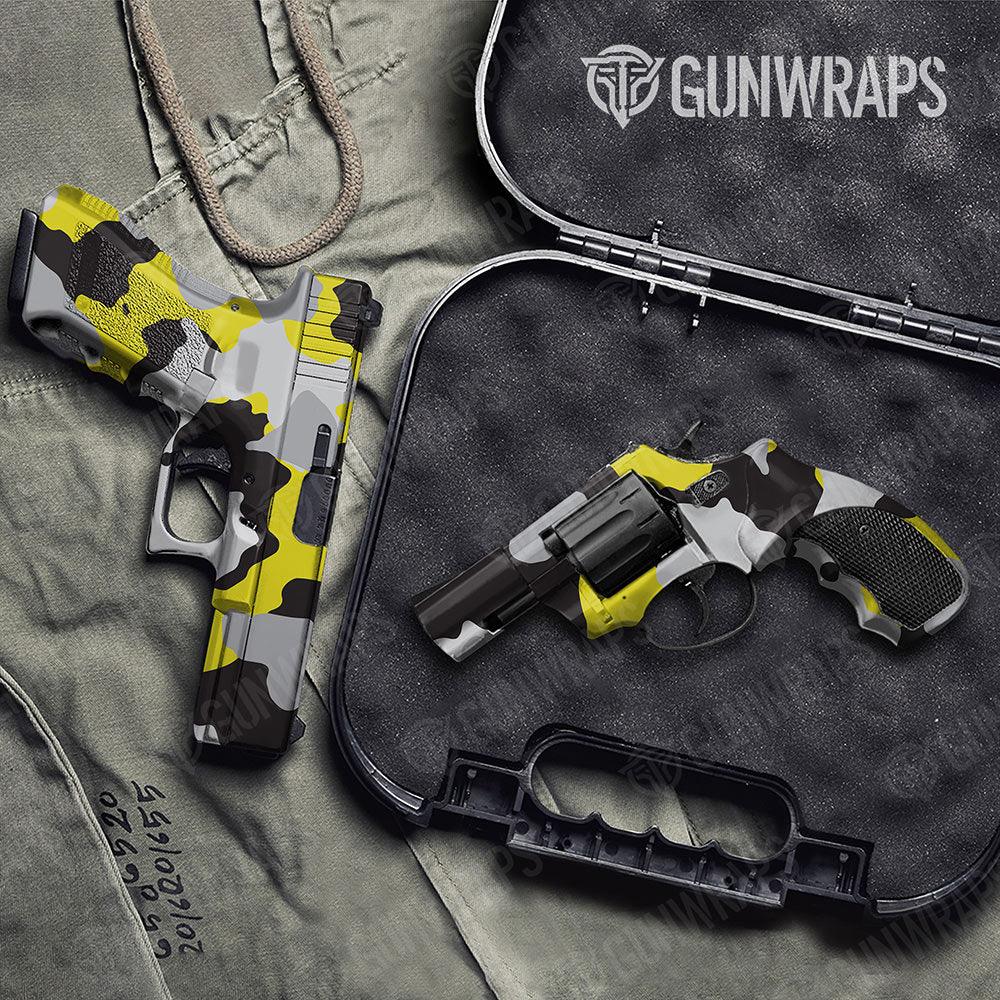 Cumulus Yellow Tiger Handgun Gun Skin Vinyl Wraps