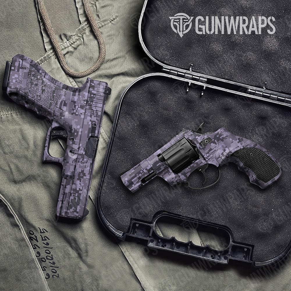 Digital Lilac Handgun Gun Skin Vinyl Wraps