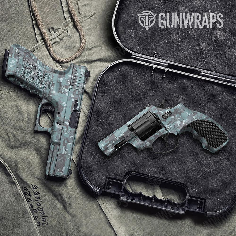 Digital Overcast Handgun Gun Skin Vinyl Wraps