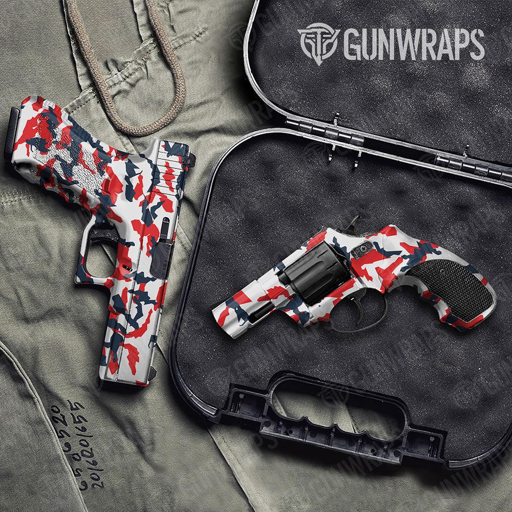 Erratic America Handgun Gun Skin Vinyl Wraps